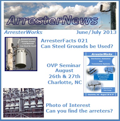 May 2013 ArresterNews Cover Thumb